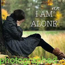 عکس نوشته alone