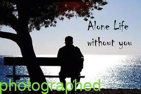 عکس نوشته alone