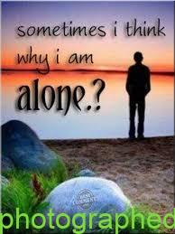 عکس نوشته alone