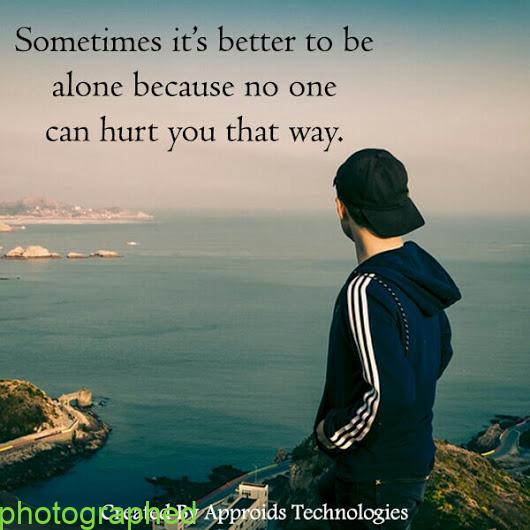 عکس نوشته alone