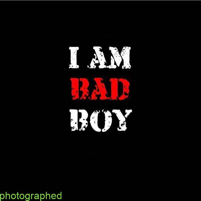 عکس نوشته bad boy