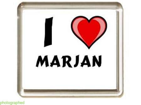 عکس اسم i love you marjan